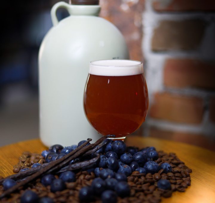 An image of 5.0 Kickback: Blueberry Coffee Cake, a Berliner Weiss from BriarBrothers Brewing Company in Buffalo, NY