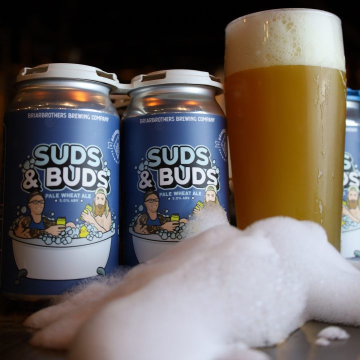 An image of Suds & Buds, a pale wheat ale brewed by BriarBrothers Brewing Company in Buffalo, NY