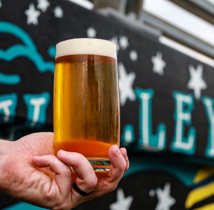 An image of Valley Beer, a psuedo lager brewed by BriarBrothers Brewing Company in Buffalo NY